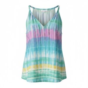 Calvin Klein rainbow pastel blouse